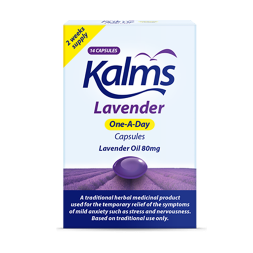 Kalms Lavender One-A-Day Capsules pack shot